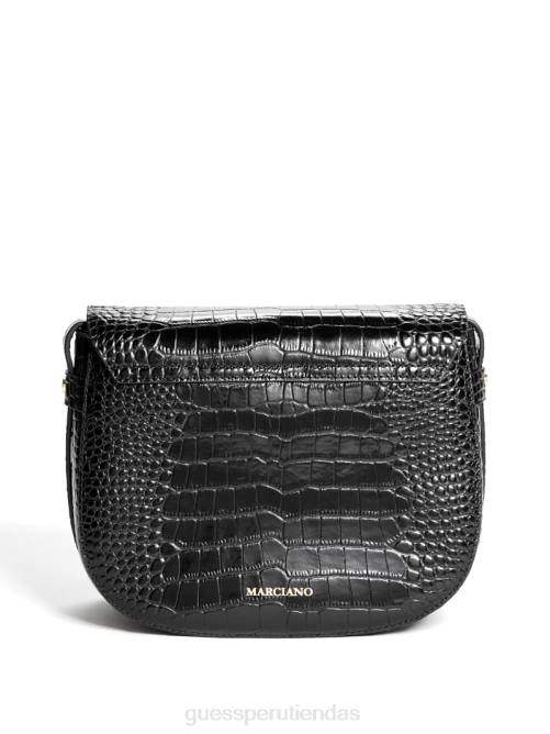 GUESS alforja de cocodrilo mujer 0P8X3324 negro bolsas