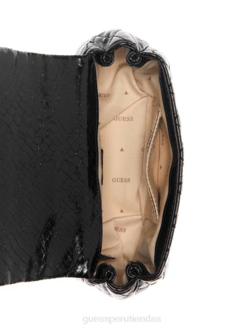 GUESS bandolera Dema mini acolchada mujer 0P8X2798 estampado floral negro bolsas