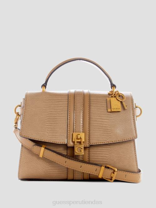 GUESS bandolera Ginevra con asa superior texturizada mujer 0P8X2829 lavado azul/drifter bolsas