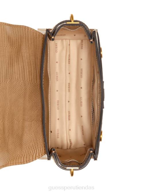 GUESS bandolera Ginevra con asa superior texturizada mujer 0P8X2829 lavado azul/drifter bolsas