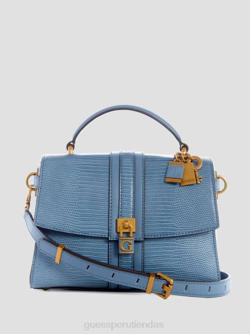GUESS bandolera Ginevra con asa superior texturizada mujer 0P8X2863 pizarra bolsas