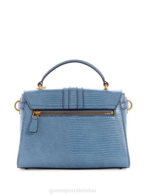 GUESS bandolera Ginevra con asa superior texturizada mujer 0P8X2863 pizarra bolsas