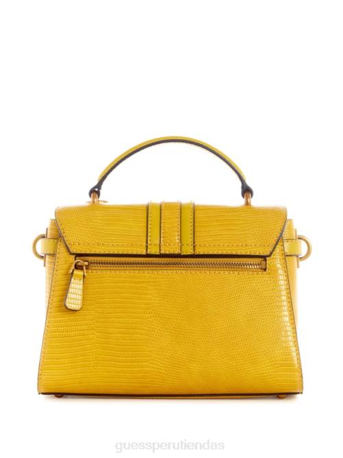 GUESS bandolera Ginevra con asa superior texturizada mujer 0P8X2942 mostaza bolsas