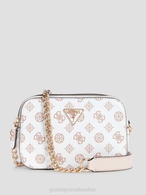 GUESS bandolera Noelle Peony con logo y cámara mujer 0P8X2857 sauce bolsas