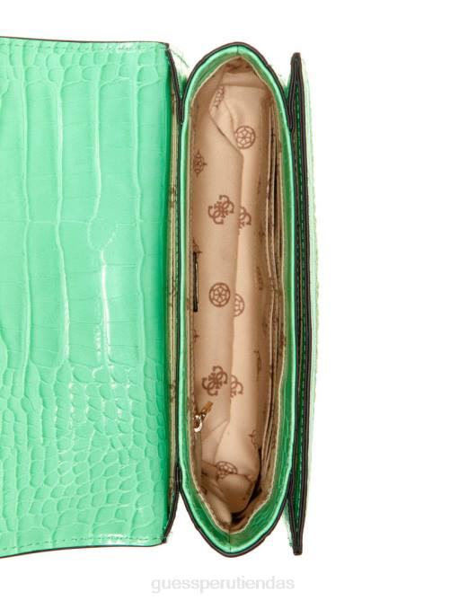 GUESS bandolera abey de paja mujer 0P8X2982 tinte de hilo gris bolsas