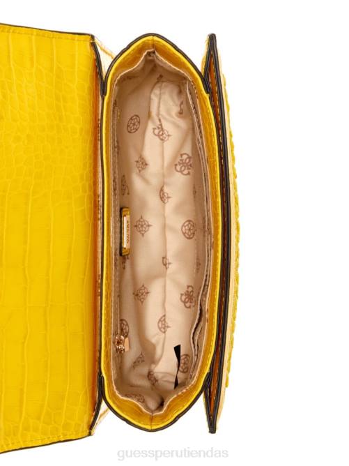 GUESS bandolera abey de paja mujer 0P8X2985 amarillo bolsas