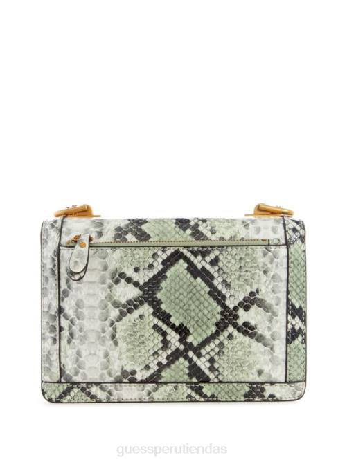 GUESS bandolera abey de pitón mujer 0P8X3326 rocío de mar bolsas