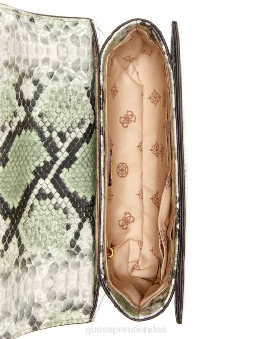 GUESS bandolera abey de pitón mujer 0P8X3326 rocío de mar bolsas