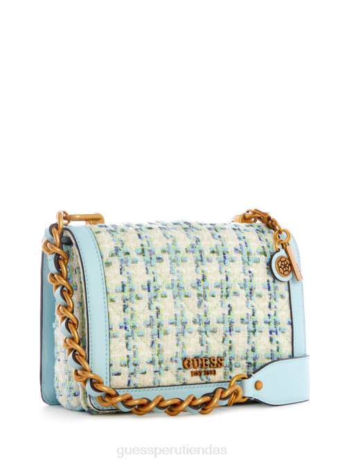 GUESS bandolera abey de tweed mujer 0P8X2974 agua bolsas