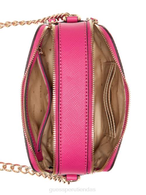 GUESS bandolera cámara noelle mujer 0P8X2852 sandía bolsas