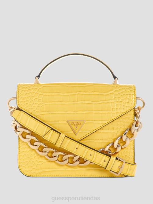 GUESS bandolera con asa superior Retour mujer 0P8X2832 amarillo bolsas