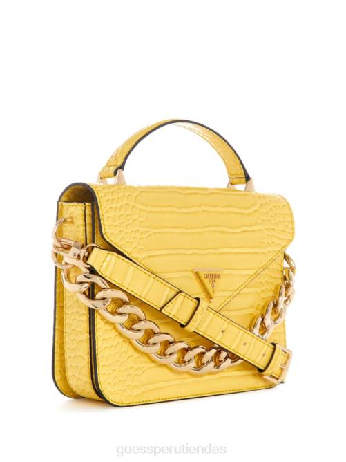 GUESS bandolera con asa superior Retour mujer 0P8X2832 amarillo bolsas