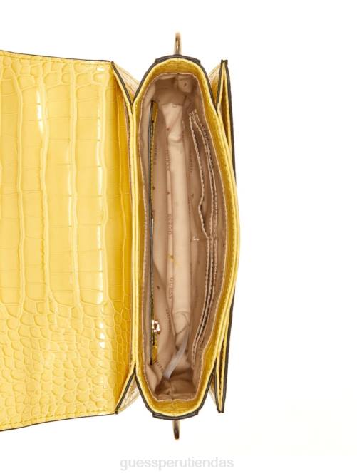GUESS bandolera con asa superior Retour mujer 0P8X2832 amarillo bolsas