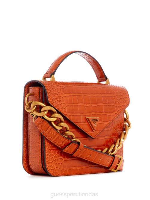 GUESS bandolera con asa superior Retour mujer 0P8X2848 sierra bolsas