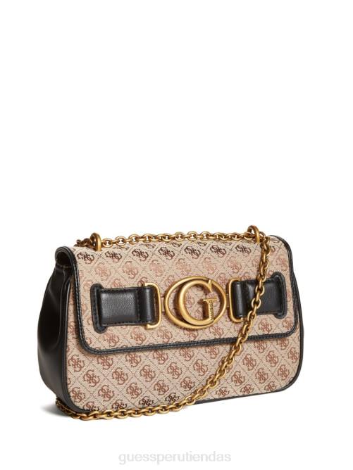 GUESS bandolera convertible aviana mujer 0P8X2973 negro bolsas