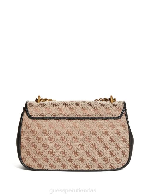GUESS bandolera convertible aviana mujer 0P8X2973 negro bolsas