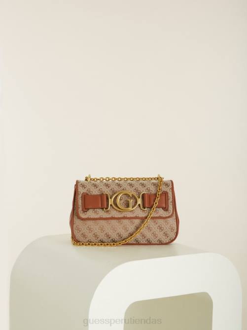 GUESS bandolera convertible aviana mujer 0P8X2981 café con leche/coñac bolsas