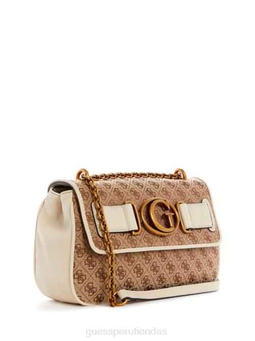 GUESS bandolera convertible aviana mujer 0P8X3252 chorro de arena ligero bolsas