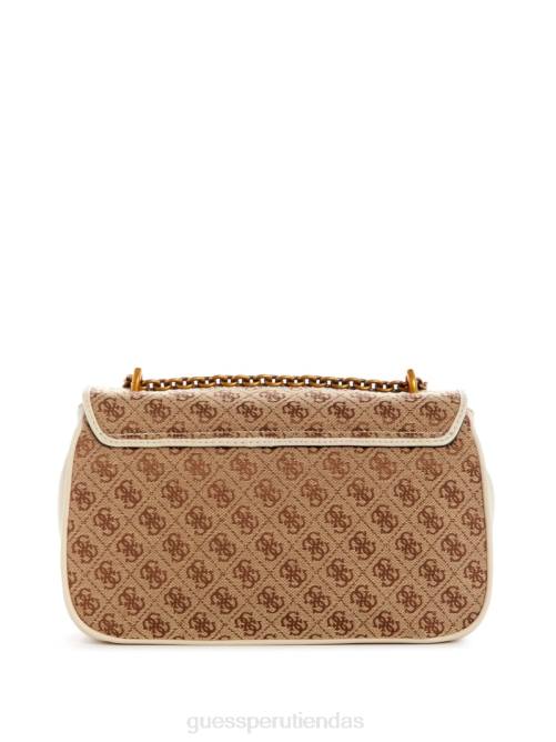 GUESS bandolera convertible aviana mujer 0P8X3252 chorro de arena ligero bolsas