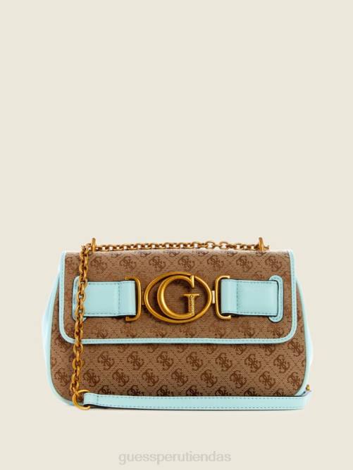 GUESS bandolera convertible aviana mujer 0P8X3255 café con leche/surf bolsas
