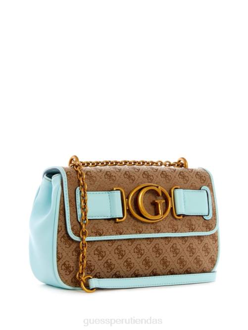 GUESS bandolera convertible aviana mujer 0P8X3255 café con leche/surf bolsas