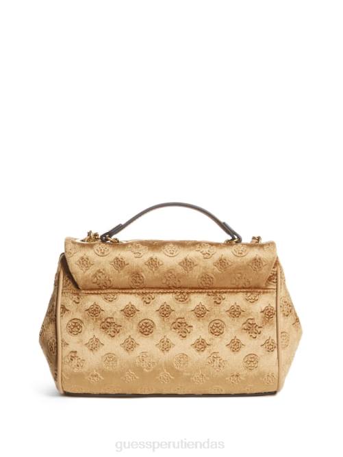 GUESS bandolera convertible con logo de kimi mujer 0P8X2912 moca bolsas
