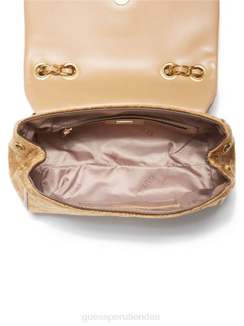 GUESS bandolera convertible con logo de kimi mujer 0P8X2912 moca bolsas