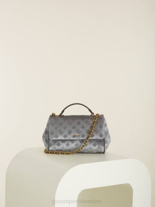 GUESS bandolera convertible con logo de kimi mujer 0P8X2926 oro rosa/gris humo bolsas
