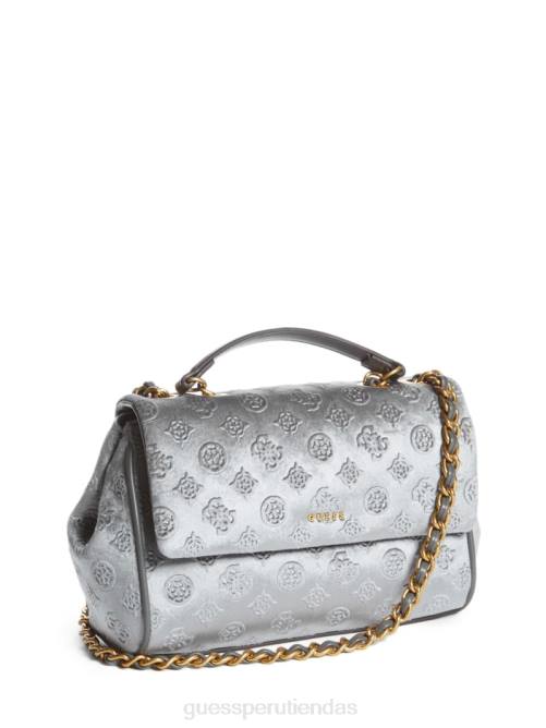 GUESS bandolera convertible con logo de kimi mujer 0P8X2926 oro rosa/gris humo bolsas