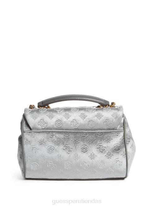GUESS bandolera convertible con logo de kimi mujer 0P8X2926 oro rosa/gris humo bolsas