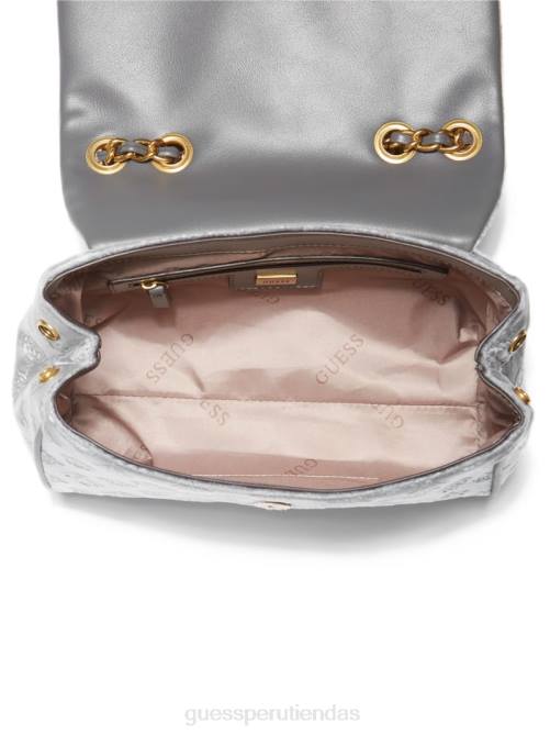 GUESS bandolera convertible con logo de kimi mujer 0P8X2926 oro rosa/gris humo bolsas