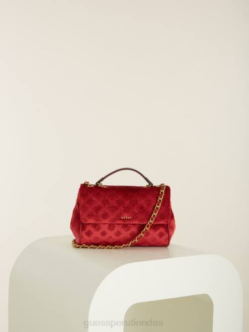 GUESS bandolera convertible con logo de kimi mujer 0P8X2929 lavado de pliegue auténtico negro bolsas