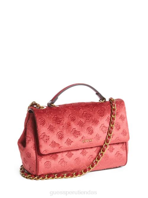 GUESS bandolera convertible con logo de kimi mujer 0P8X2929 lavado de pliegue auténtico negro bolsas