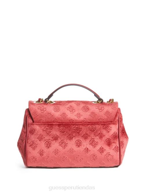 GUESS bandolera convertible con logo de kimi mujer 0P8X2929 lavado de pliegue auténtico negro bolsas