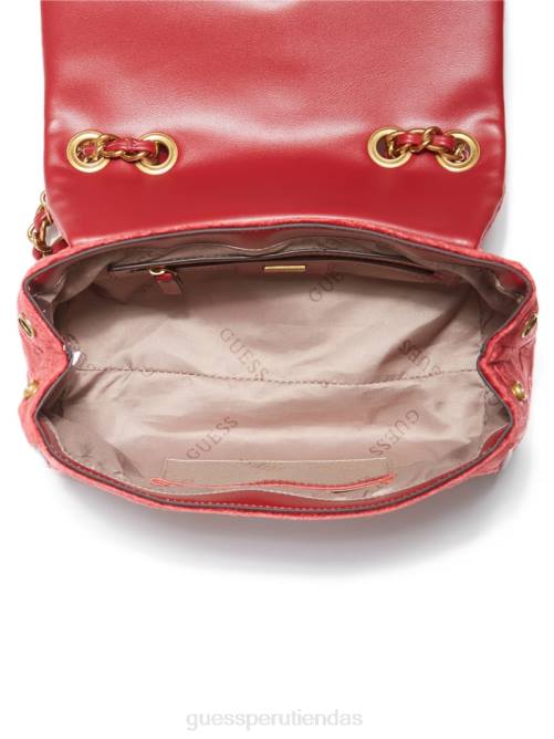 GUESS bandolera convertible con logo de kimi mujer 0P8X2929 lavado de pliegue auténtico negro bolsas