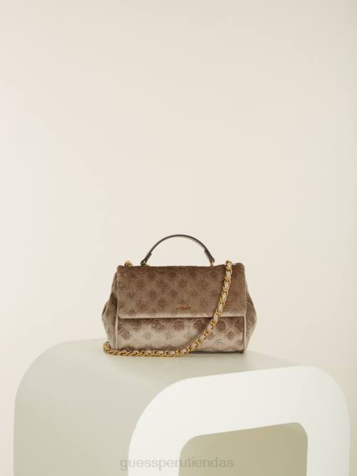 GUESS bandolera convertible con logo de kimi mujer 0P8X2930 gris pardo bolsas