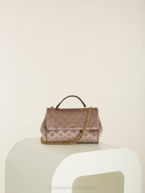GUESS bandolera convertible con logo de kimi mujer 0P8X2947 champán bolsas