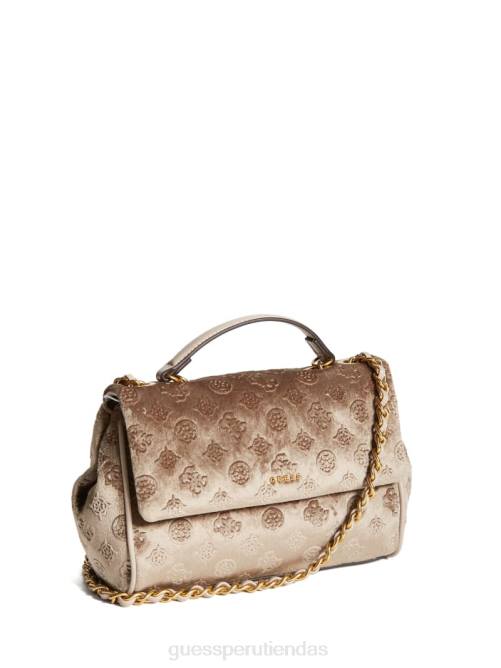 GUESS bandolera convertible con logo de kimi mujer 0P8X2947 champán bolsas