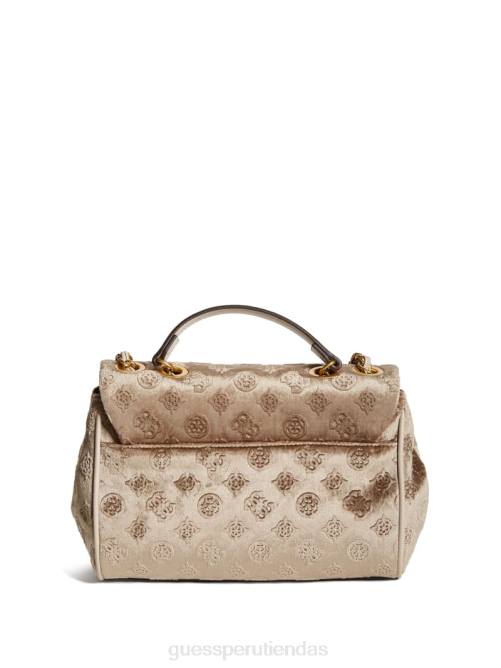GUESS bandolera convertible con logo de kimi mujer 0P8X2947 champán bolsas