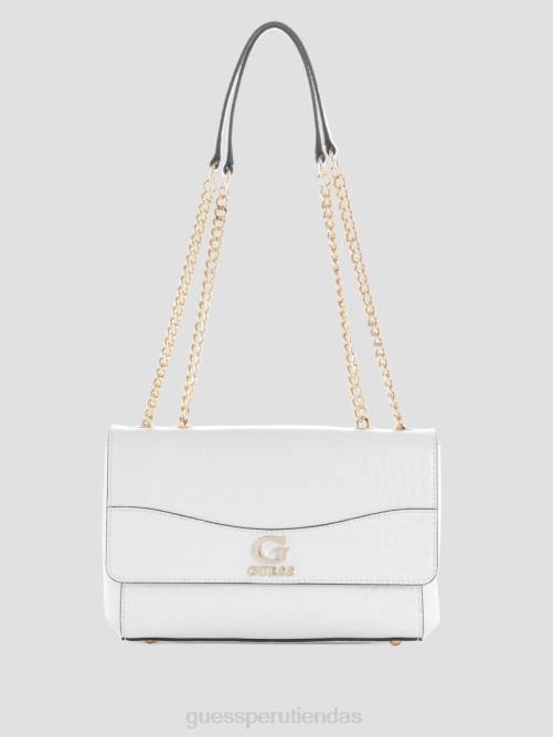 GUESS bandolera convertible de cocodrilo nell mujer 0P8X2812 blanco multicolor bolsas