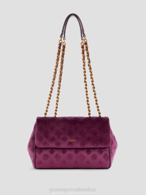GUESS bandolera convertible de terciopelo inia mujer 0P8X2934 más bolsas
