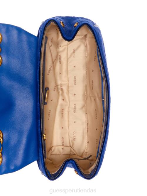 GUESS bandolera convertible de terciopelo inia mujer 0P8X2935 Armada bolsas