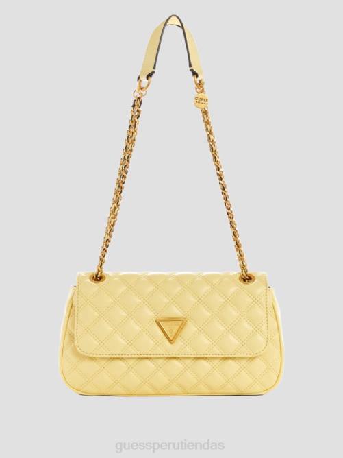 GUESS bandolera convertible giully acolchada mujer 0P8X2766 amarillo bolsas