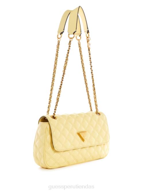 GUESS bandolera convertible giully acolchada mujer 0P8X2766 amarillo bolsas