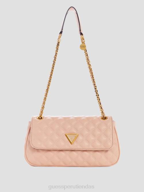GUESS bandolera convertible giully acolchada mujer 0P8X2779 crema de albaricoque bolsas
