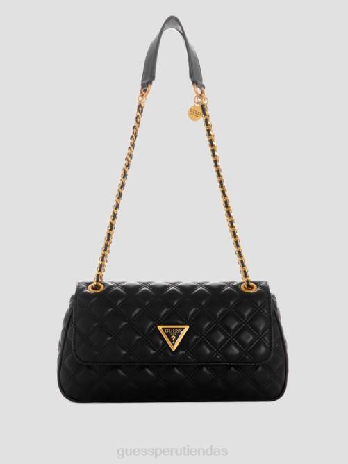 GUESS bandolera convertible giully acolchada mujer 0P8X2872 estampado floral negro bolsas