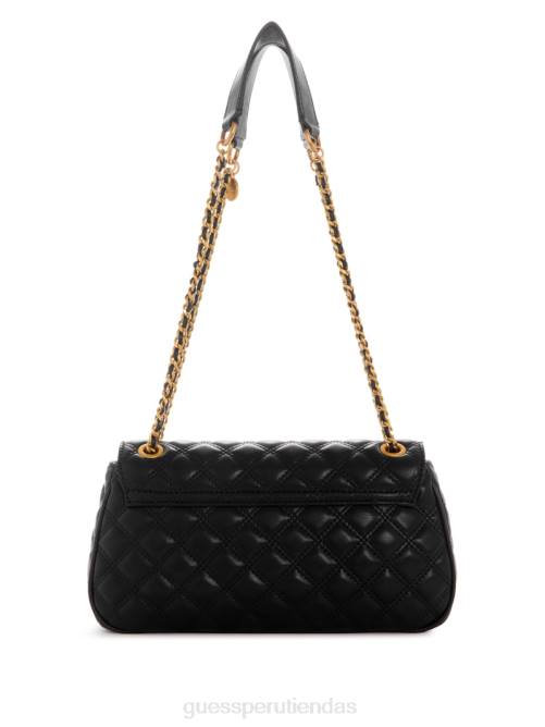 GUESS bandolera convertible giully acolchada mujer 0P8X2872 estampado floral negro bolsas