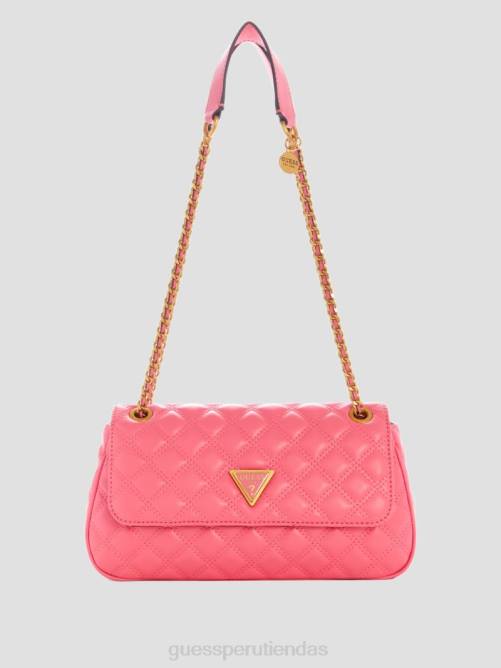 GUESS bandolera convertible giully acolchada mujer 0P8X2881 sandía bolsas