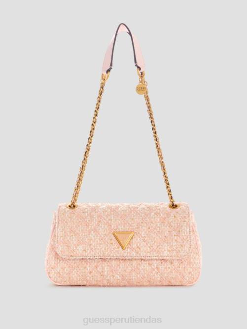 GUESS bandolera convertible giully tweed mujer 0P8X2778 lavado azul/palermo bolsas