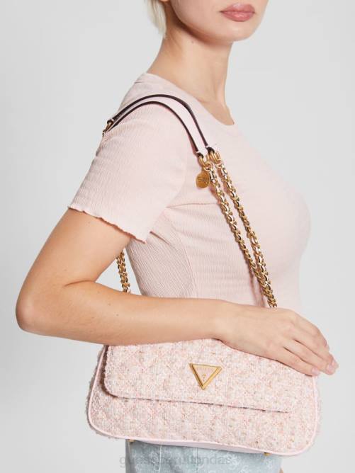 GUESS bandolera convertible giully tweed mujer 0P8X2778 lavado azul/palermo bolsas